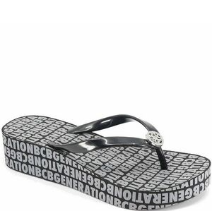 BCBGeneration Sundia logo print flip flop